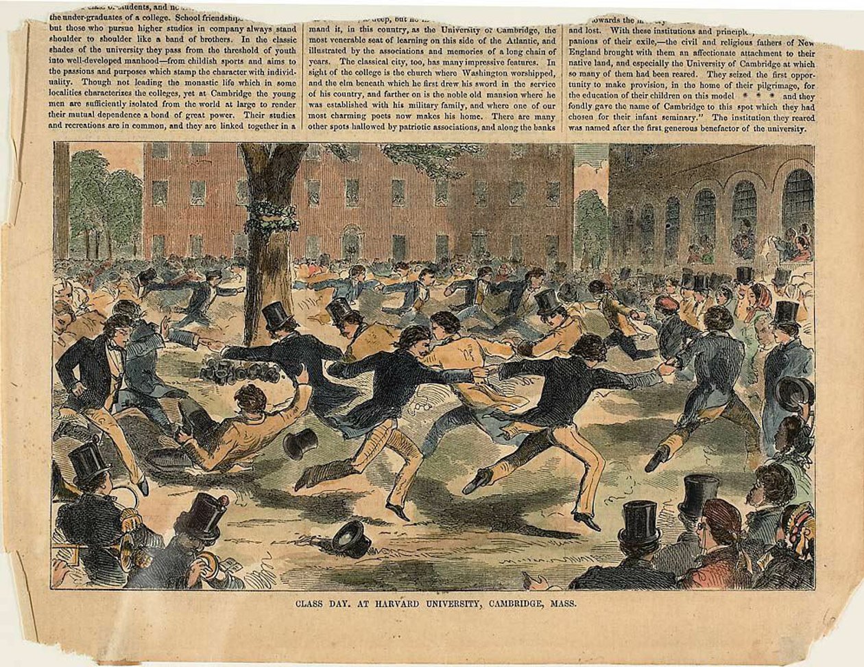 Giornata della classe, Università di Harvard, Cambridge, Massachusetts da Winslow Homer