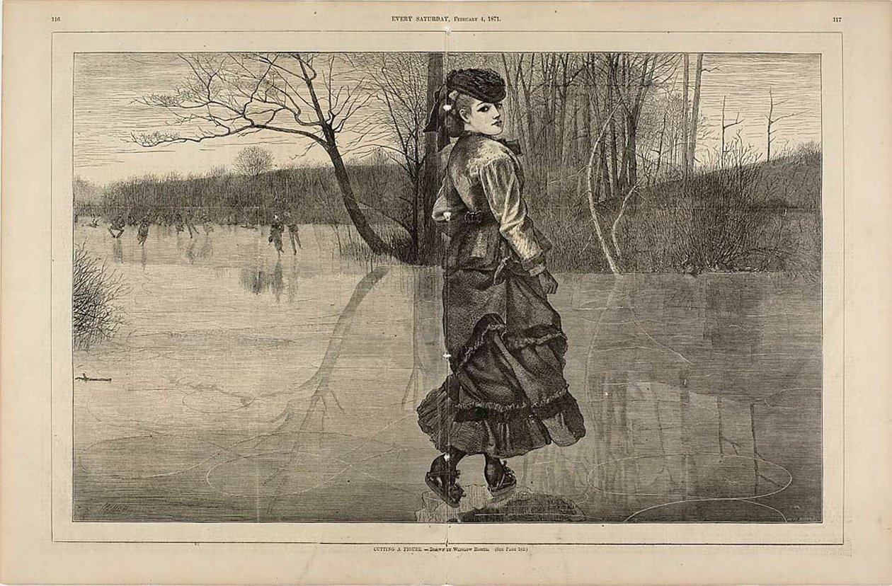 Tagliare una figura da Winslow Homer