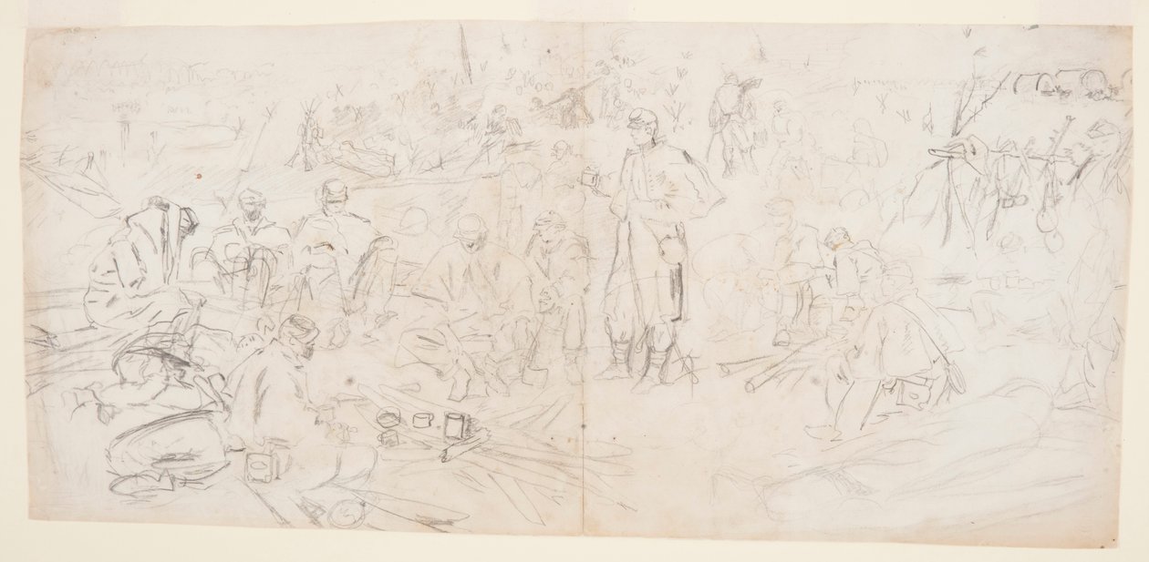Disegno, "Un accampamento dell