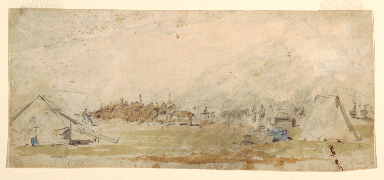 Disegno, accampamento dell