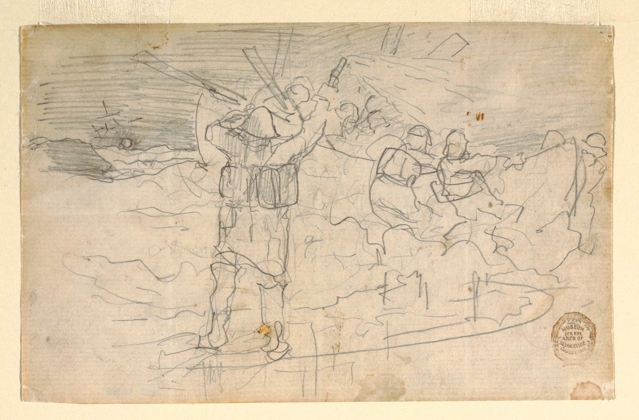 Disegno, Luce rossa, probabilmente 1883 da Winslow Homer