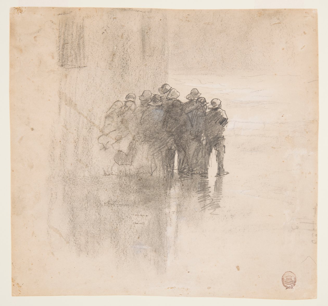 Pescatori in impermeabili, Cullercoats, Inghilterra da Winslow Homer