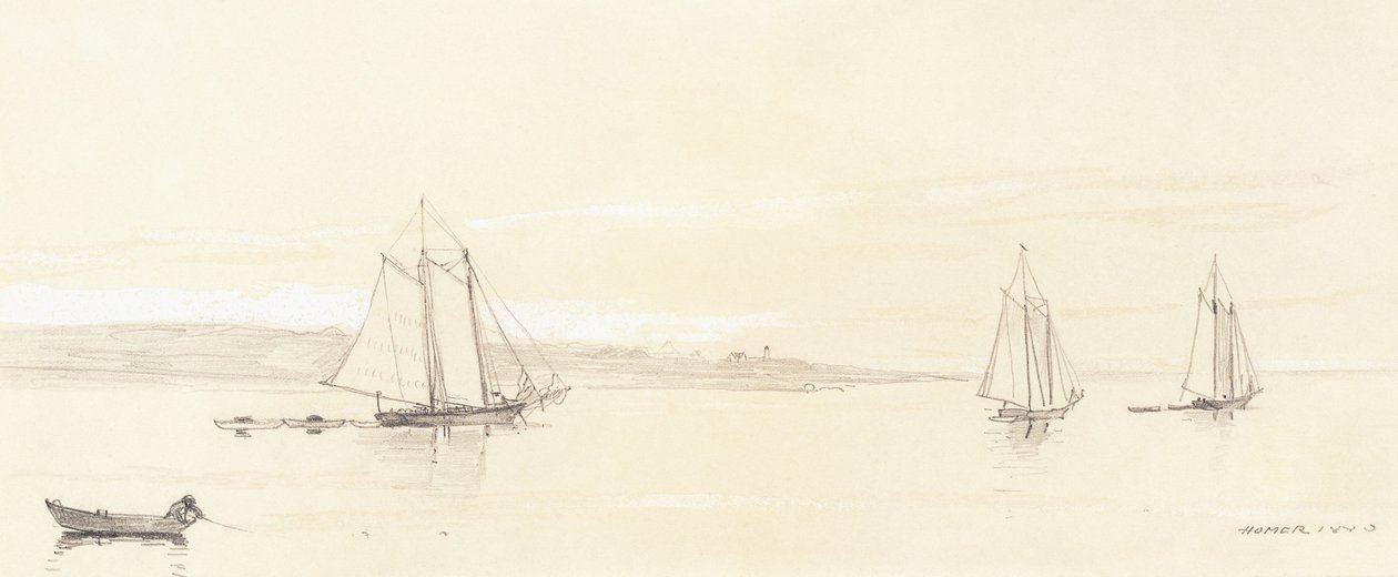 Flotta di pesca a Gloucester da Winslow Homer