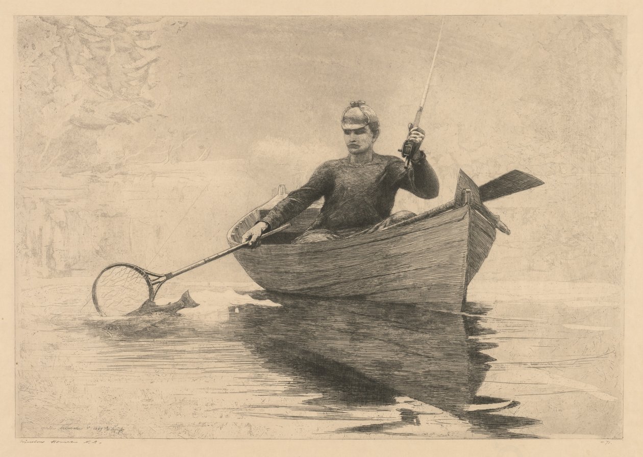 Pesca a mosca da Winslow Homer