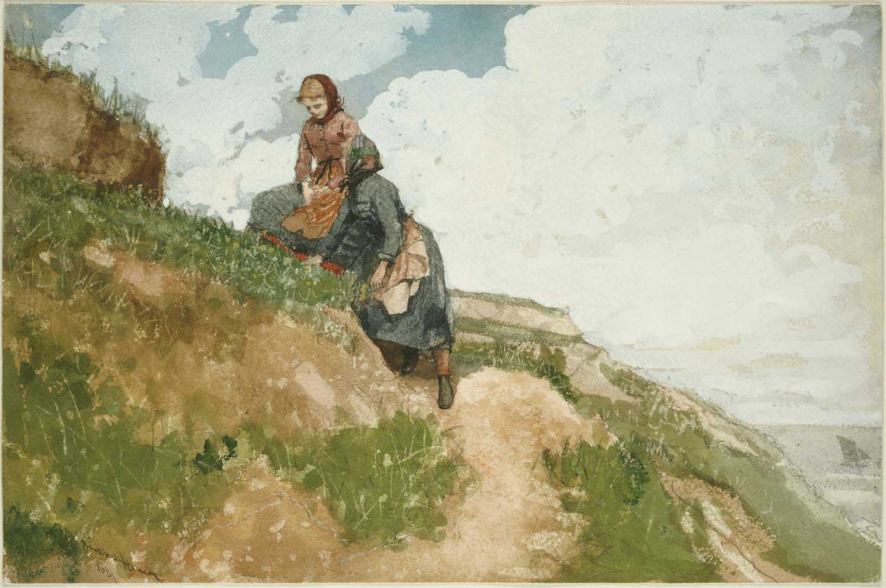 Ragazze sulla scogliera da Winslow Homer