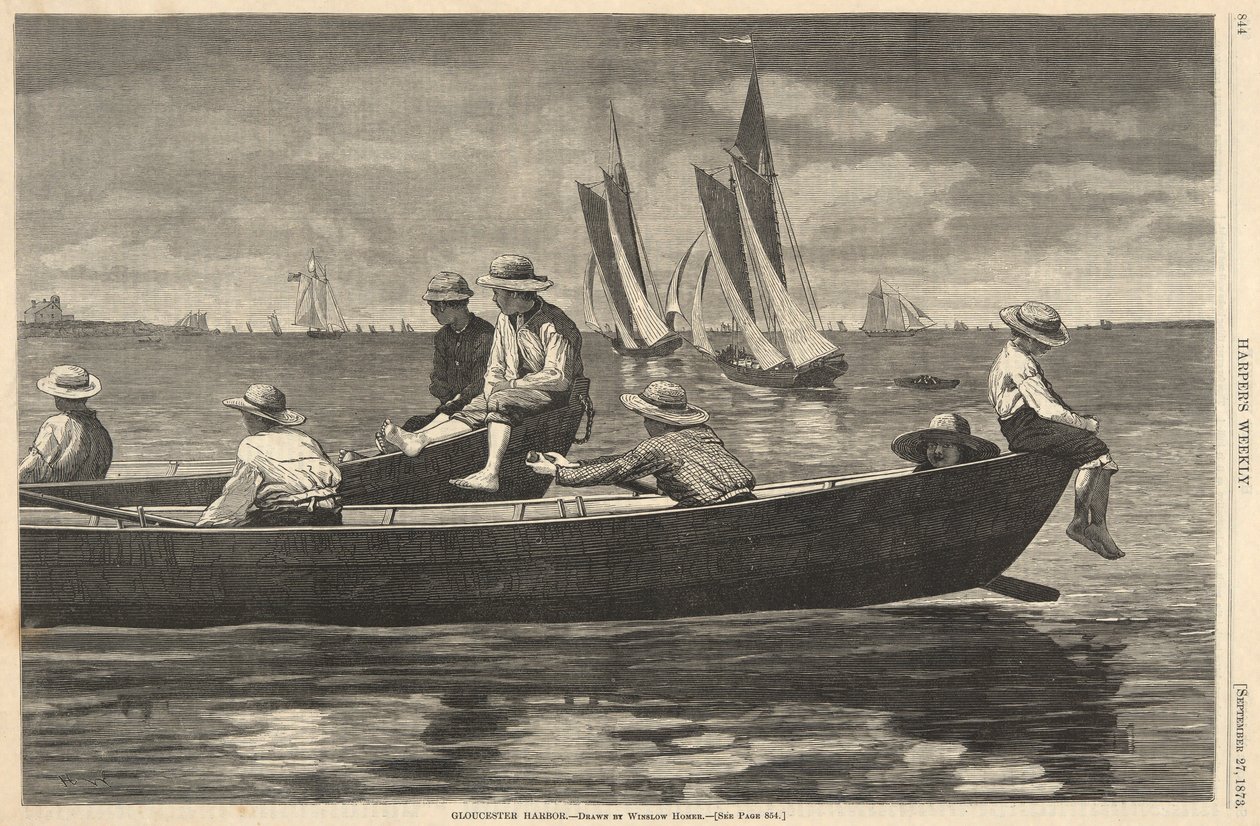 Porto di Gloucester, da Harper da Winslow Homer