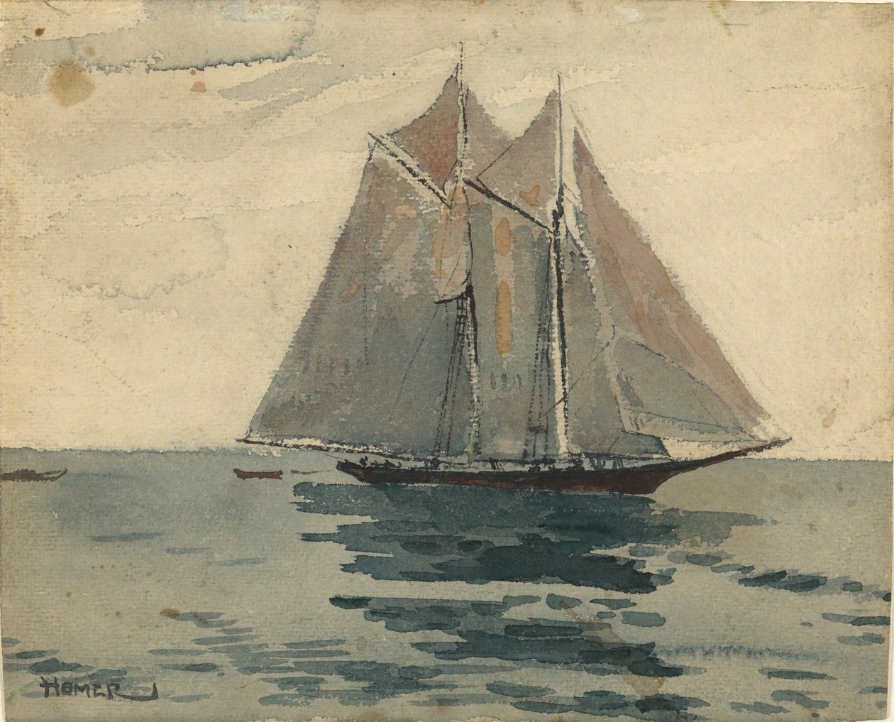 Schooner di Gloucester da Winslow Homer