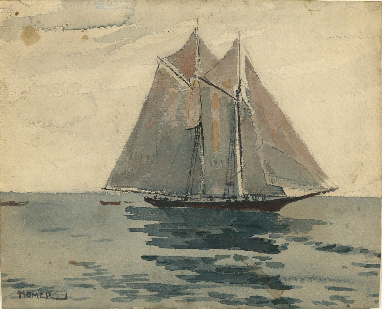 Goletta di Gloucester da Winslow Homer