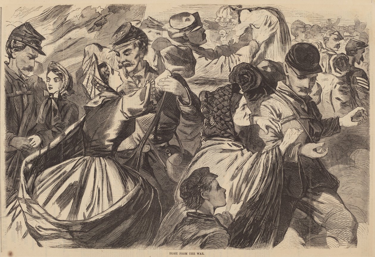 Ritorno dalla Guerra, pubblicato 1863 da Winslow Homer