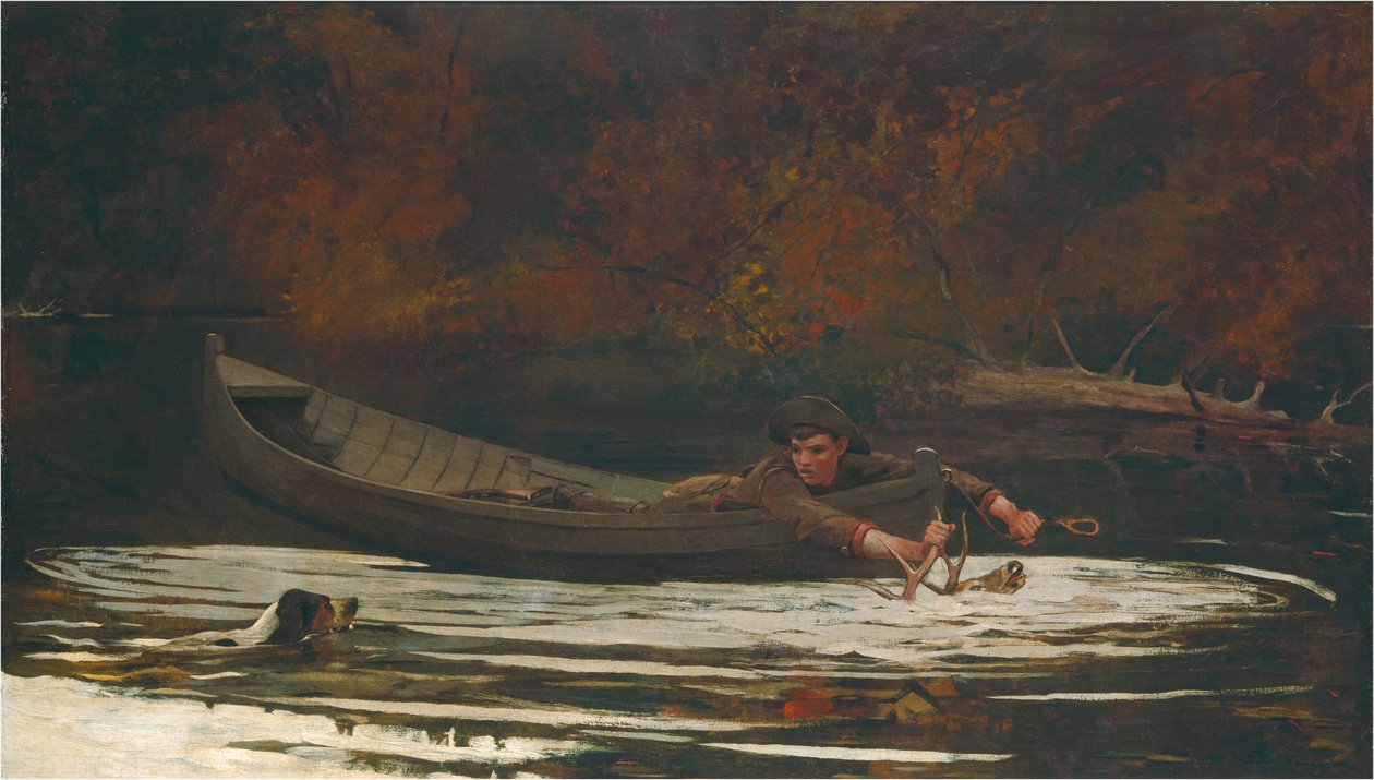 Cane e cacciatore da Winslow Homer