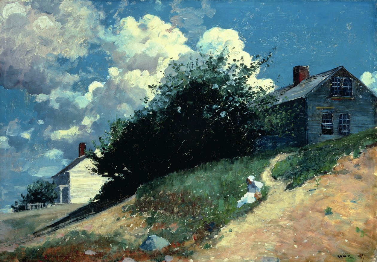 Case su una collina da Winslow Homer