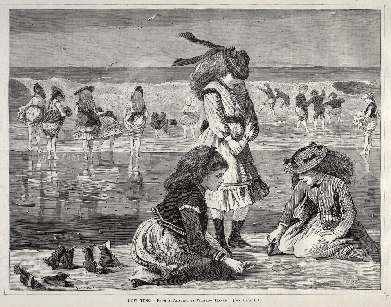 Bassa marea, 1870 da Winslow Homer