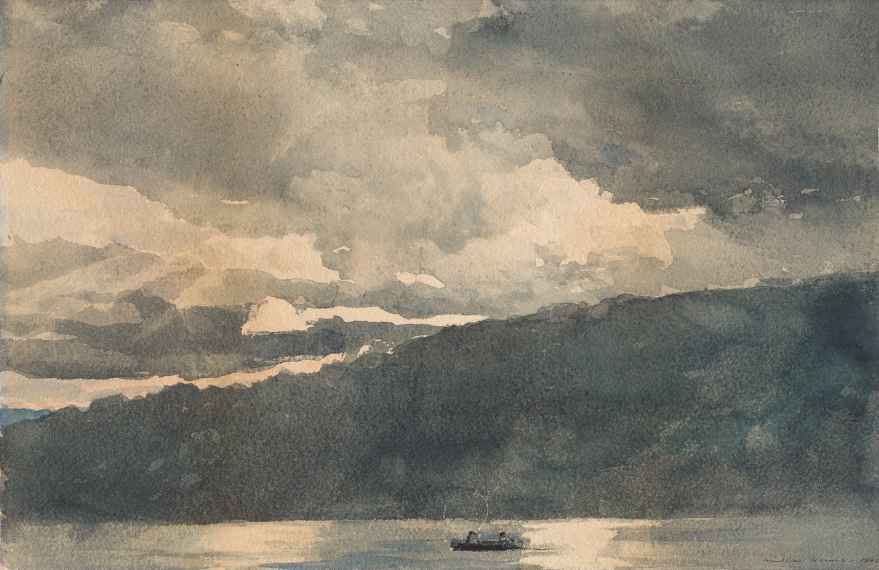 Lago Mink, Adirondacks, 1892 da Winslow Homer