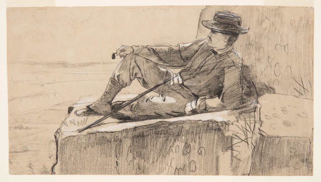 Alpinista che riposa da Winslow Homer