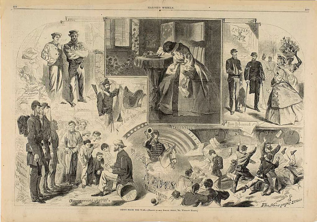 Notizie dalla guerra da Winslow Homer