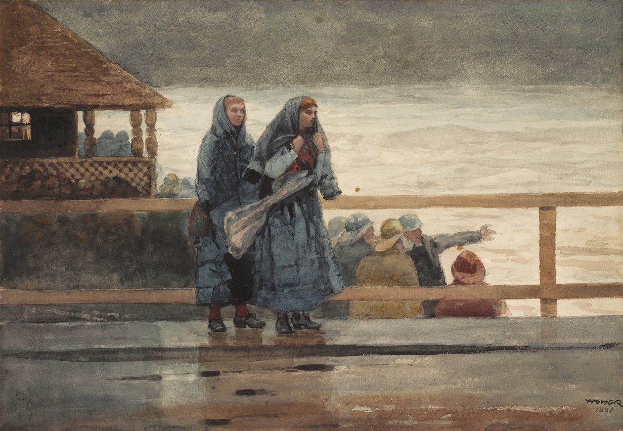 I pericoli del mare, 1881 da Winslow Homer