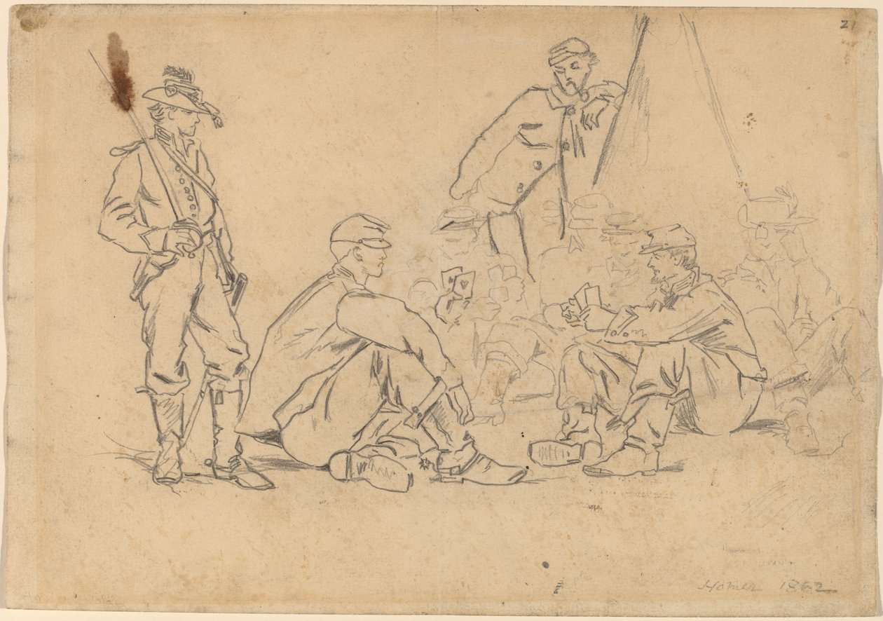 Giocare a carte da Winslow Homer