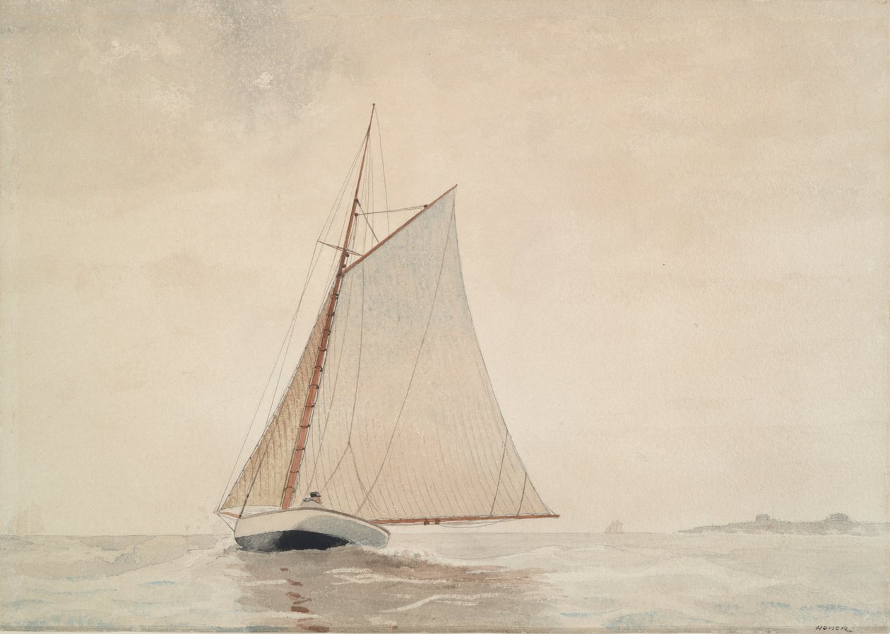 Navigando al largo di Gloucester da Winslow Homer