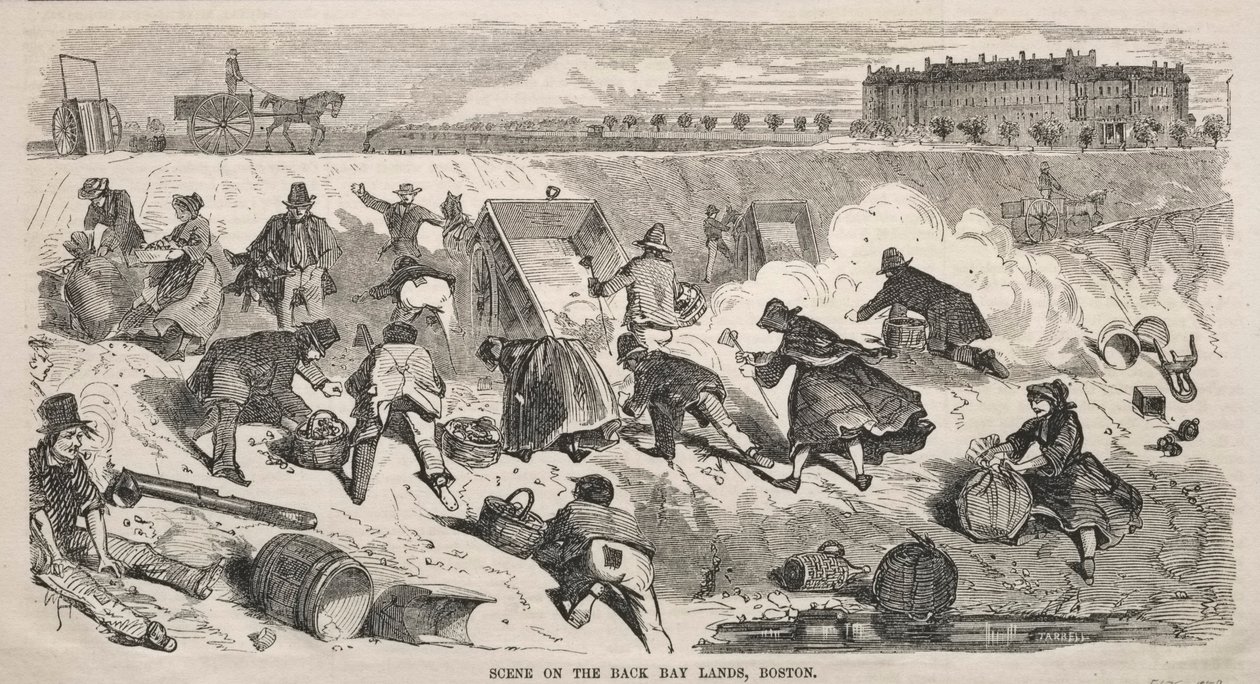 Scena sulle terre di Back Bay, Boston da Winslow Homer