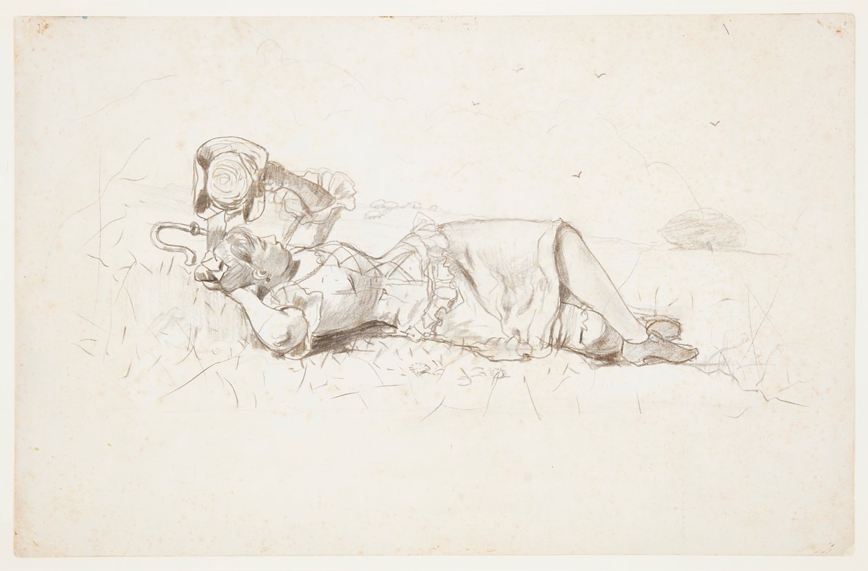 Pastorella a riposo da Winslow Homer