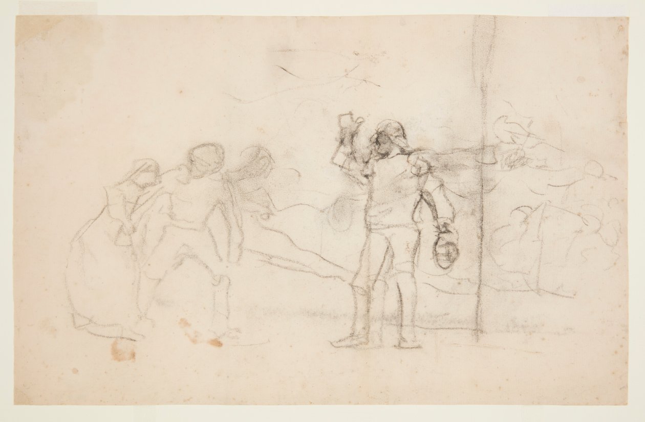 Schizzo per "Il naufragio" da Winslow Homer