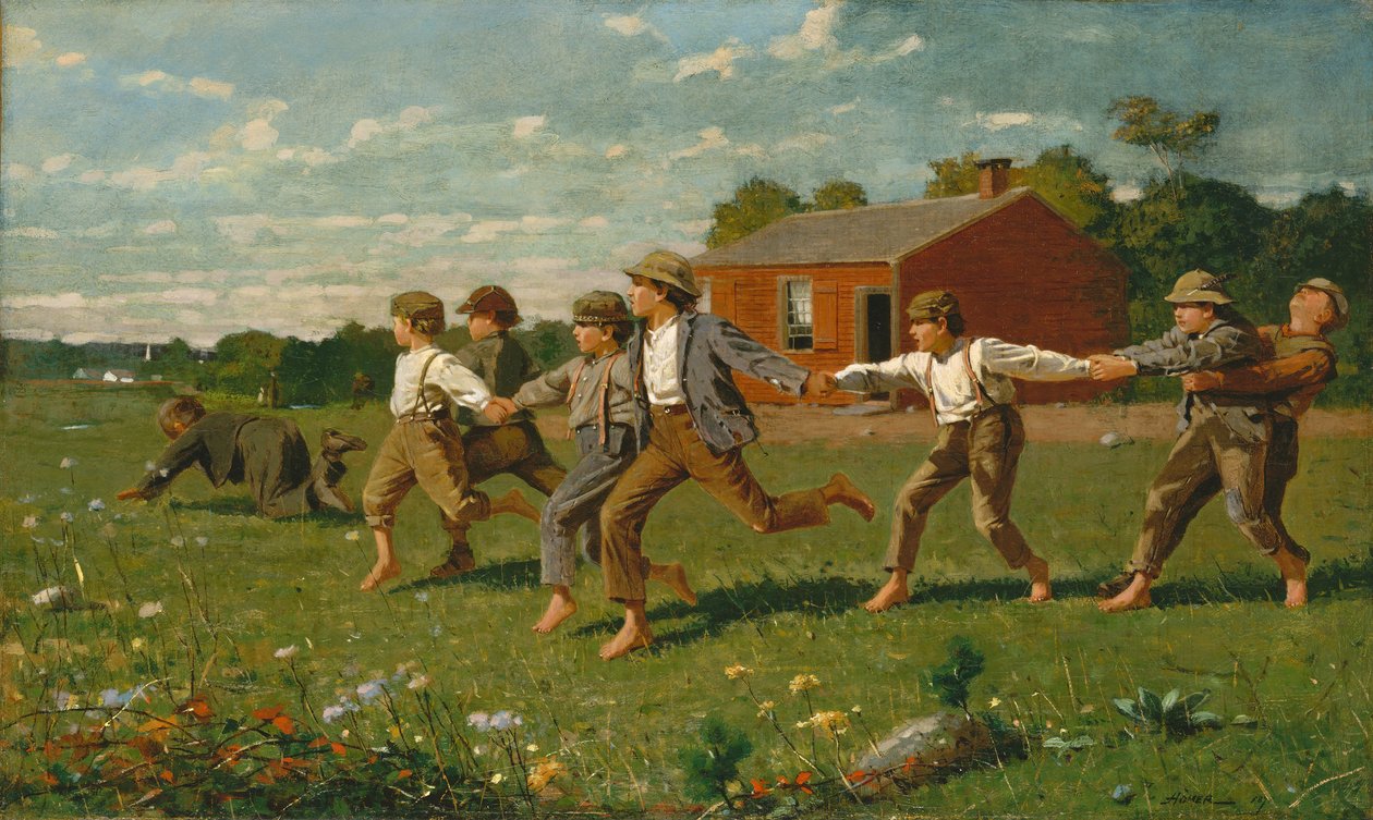 Snap the Whip, 1872 da Winslow Homer