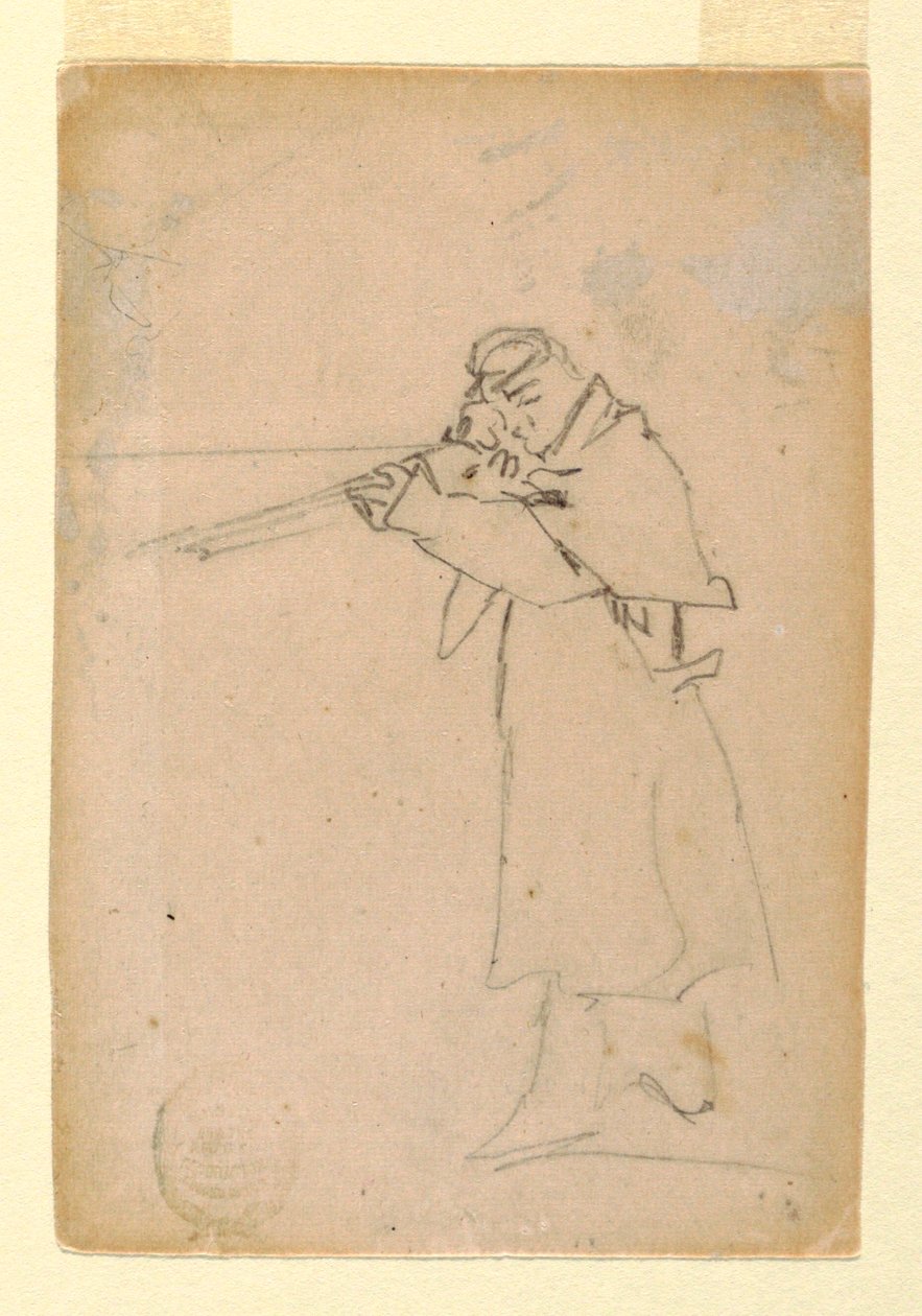 Soldato che prende la mira da Winslow Homer
