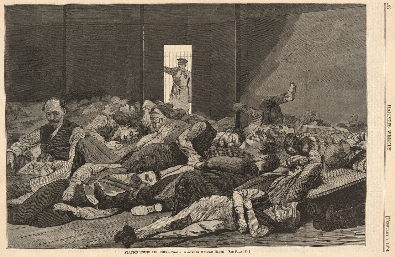 Alloggi della stazione, da Harper da Winslow Homer