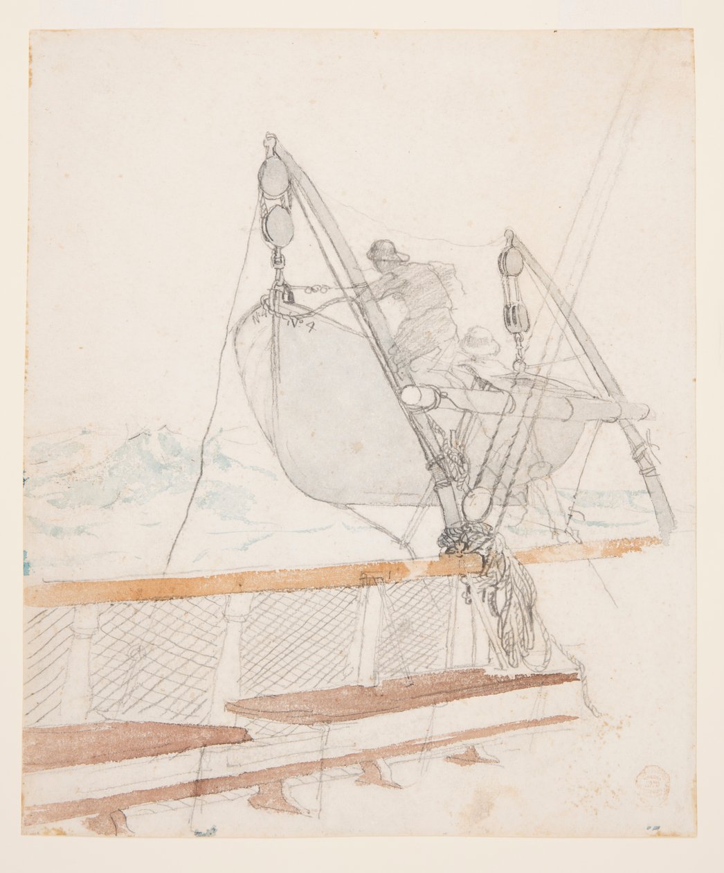 Studio per "Il Segnale di Soccorso" da Winslow Homer