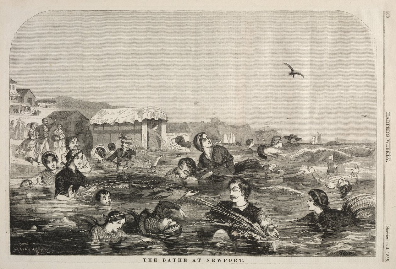 I bagni di Newport, 1858 da Winslow Homer