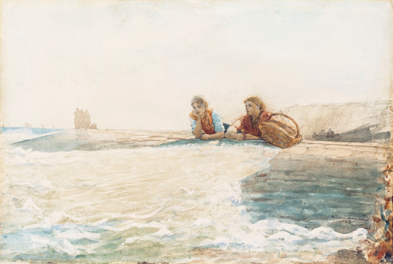 La diga, 1883 da Winslow Homer