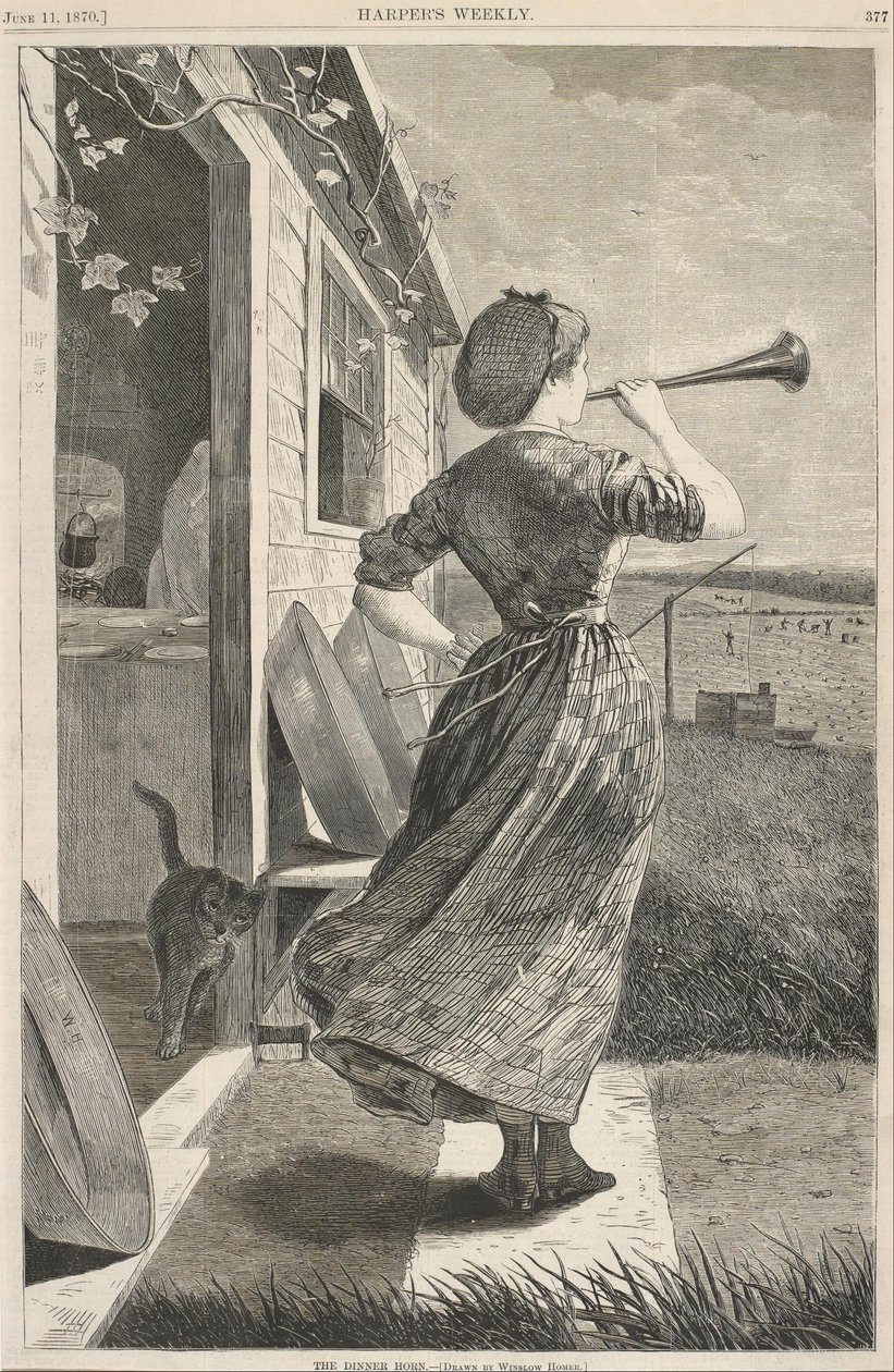 Il corno della cena da Winslow Homer