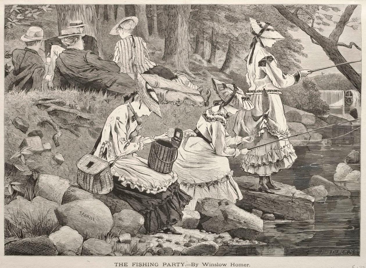 La festa della pesca, 1869 da Winslow Homer