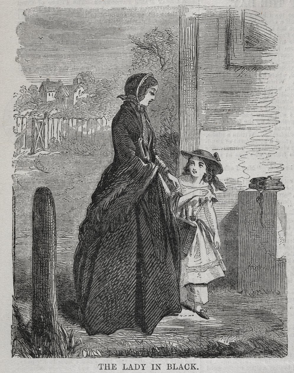 La signora in nero, 1860 da Winslow Homer
