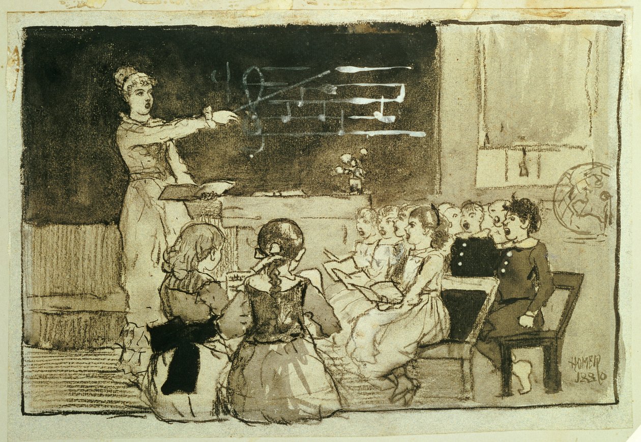 La Lezione di Musica da Winslow Homer