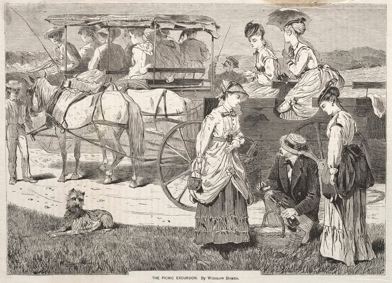 Escursione con picnic da Winslow Homer
