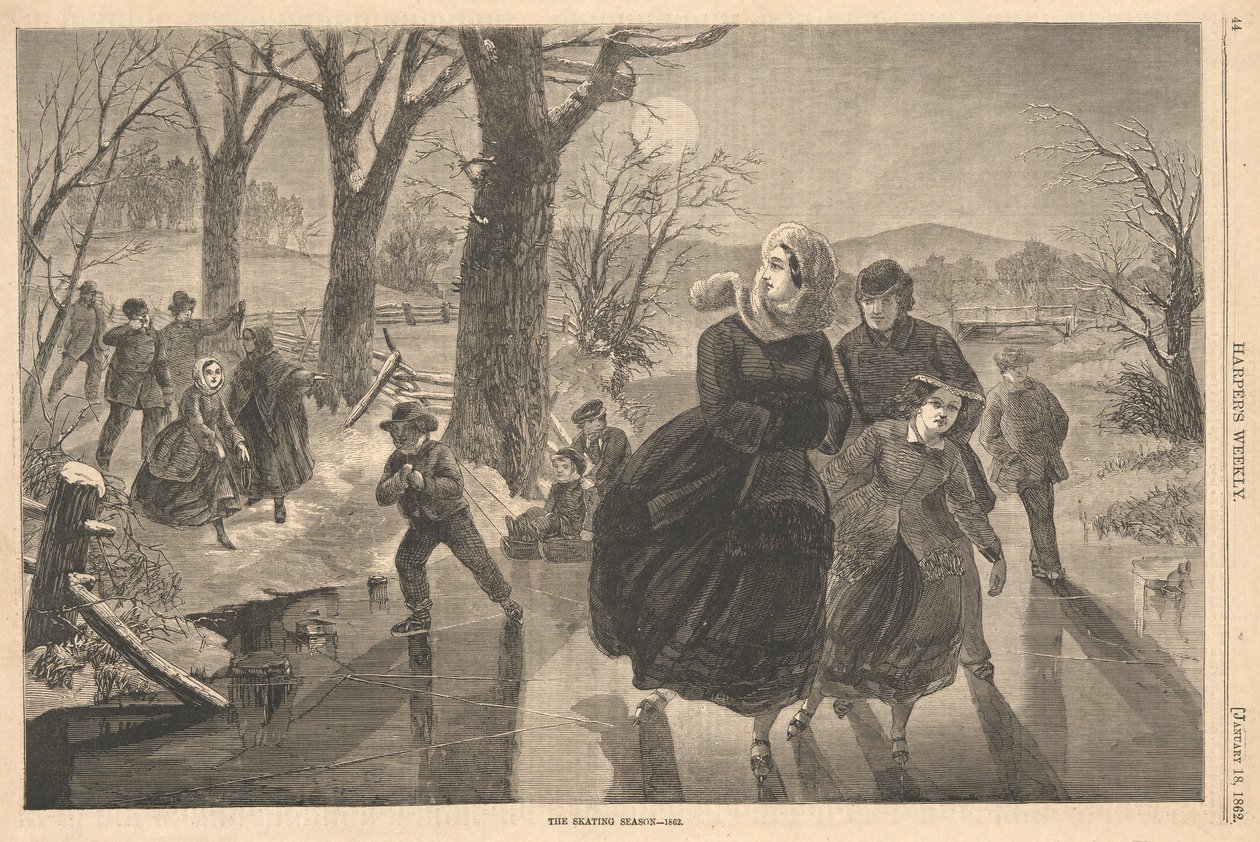 La stagione del pattinaggio da Winslow Homer