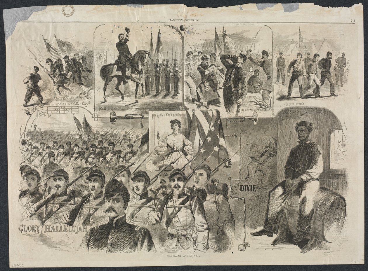 Le canzoni della guerra da Winslow Homer