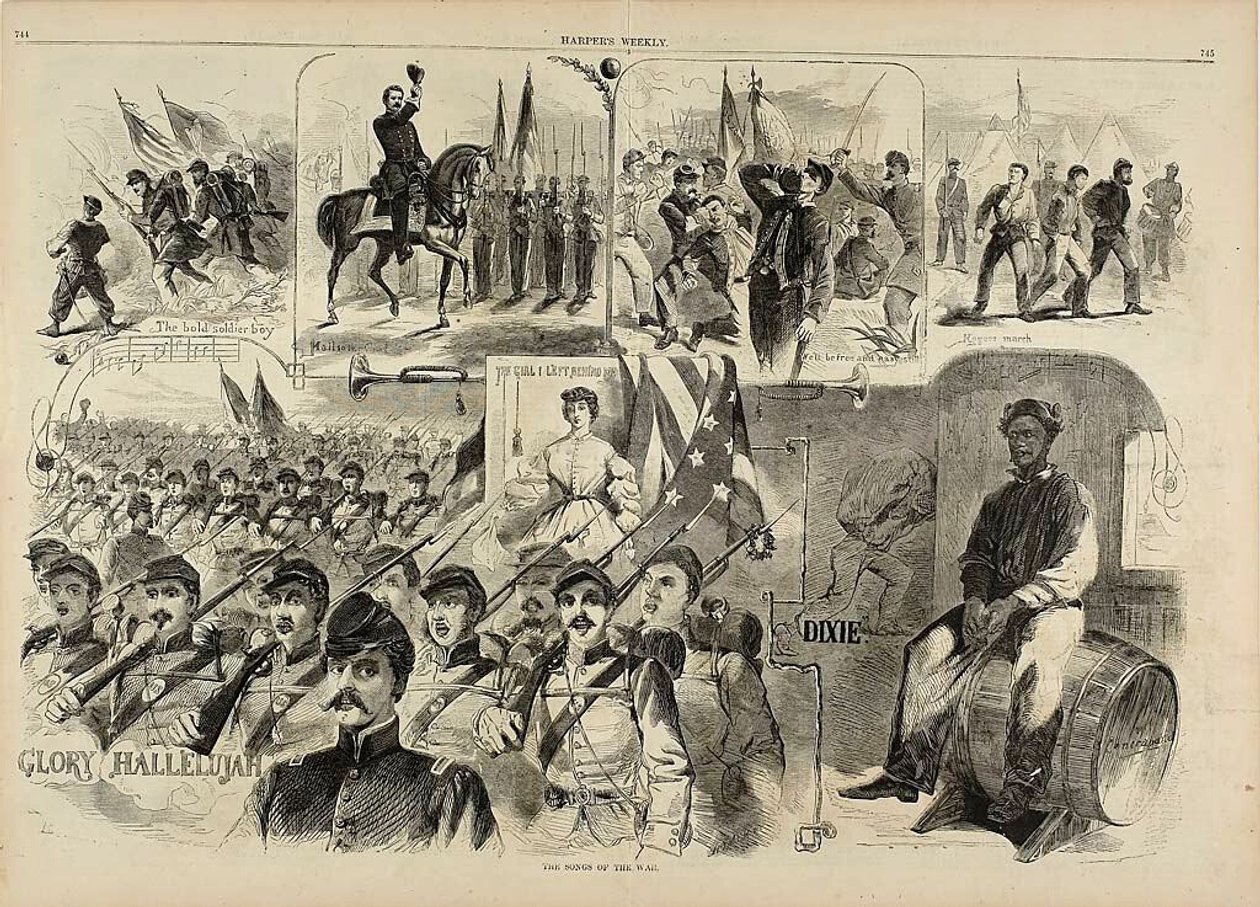 Le canzoni della guerra da Winslow Homer