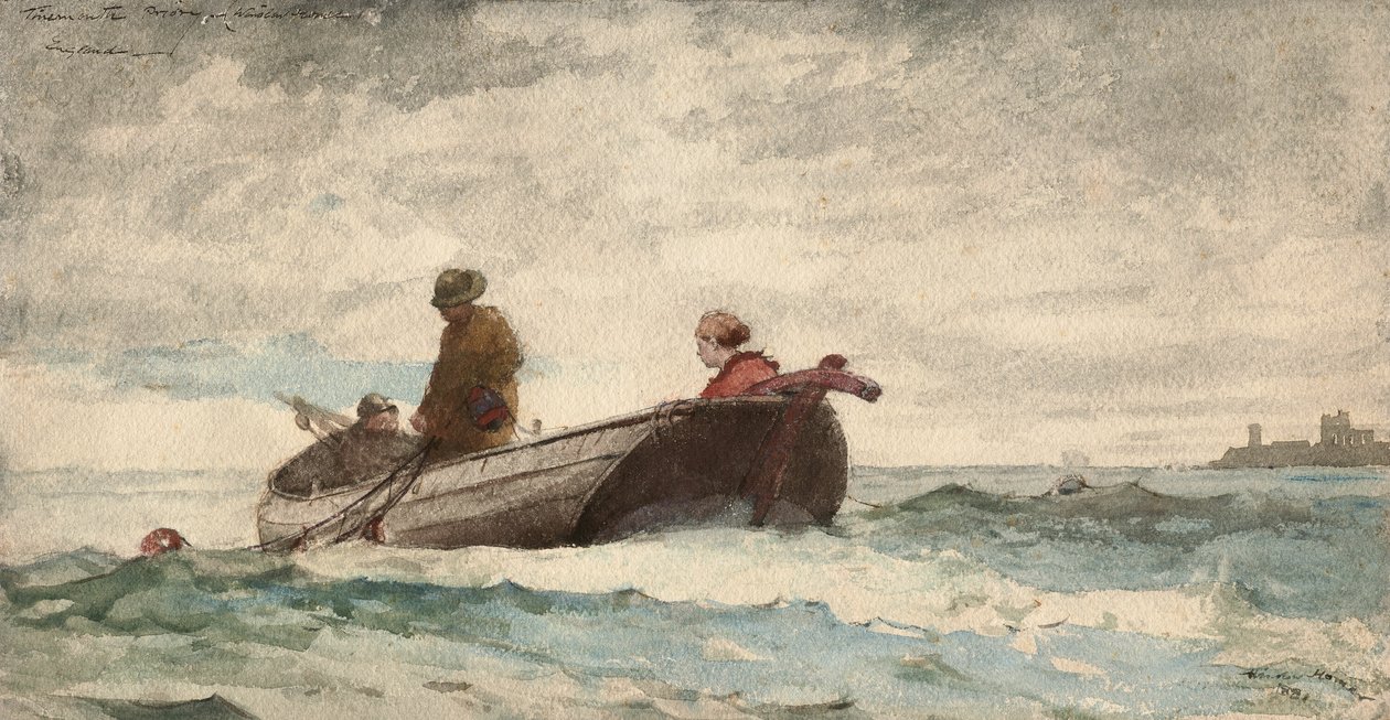 Priorato di Tynemouth, Inghilterra da Winslow Homer