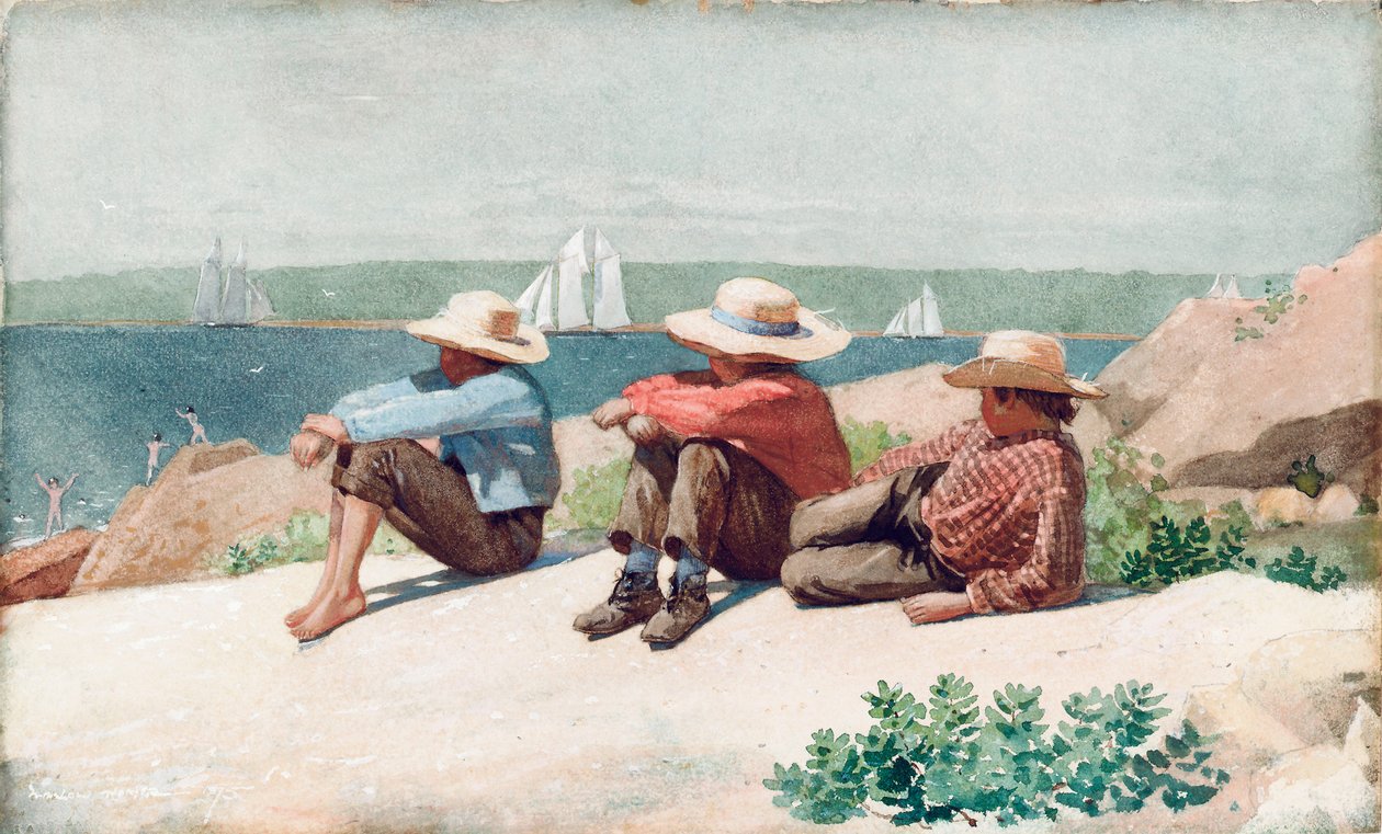 Guardando le navi, Gloucester da Winslow Homer