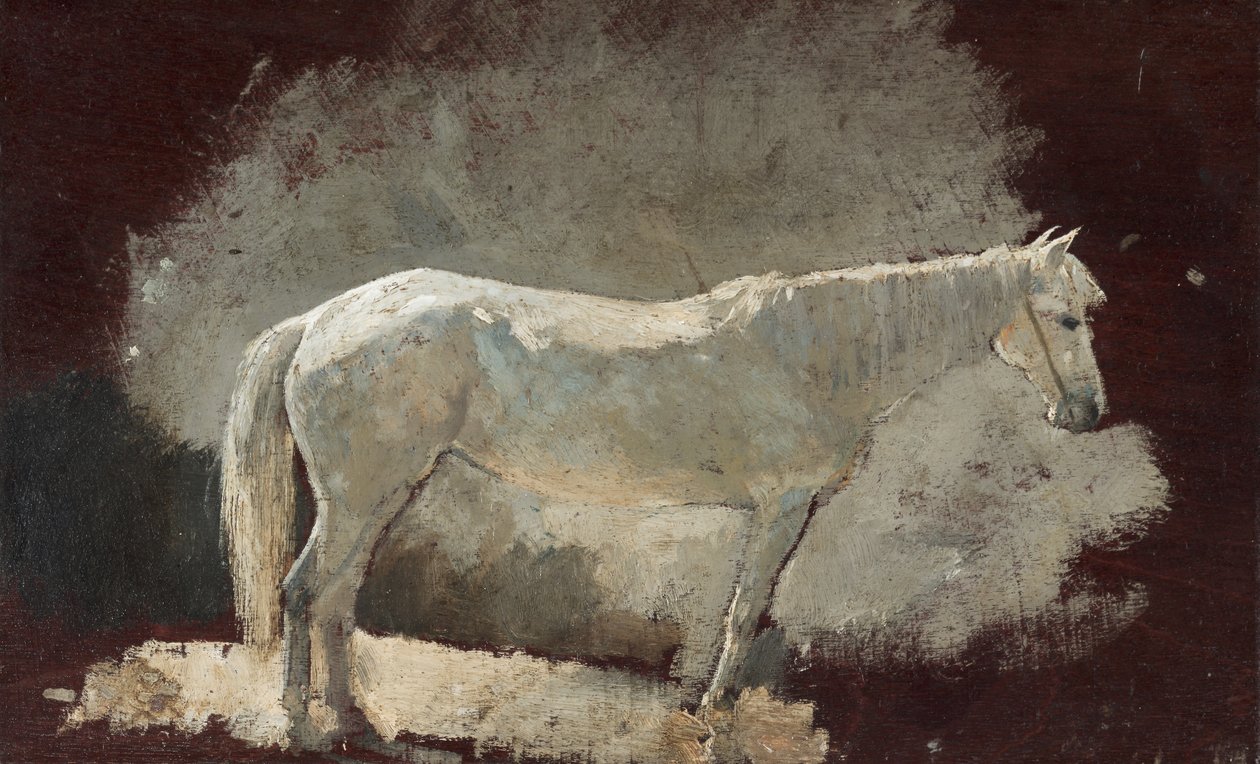 Cavalla bianca, c. 1868 da Winslow Homer