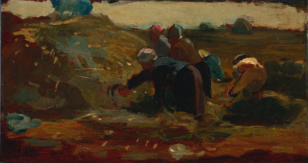 Donne che lavorano in un campo, 1867 da Winslow Homer