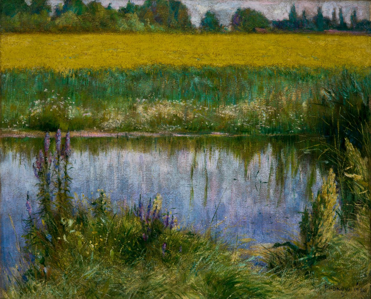 Campo di lupini da Wladyslaw Podkowinski