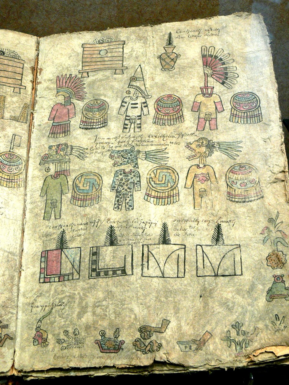 Museo Nazionale di Antropologia a Città del Messico. Libro dei tributi azteco. da Wolfgang Sauber Sauber