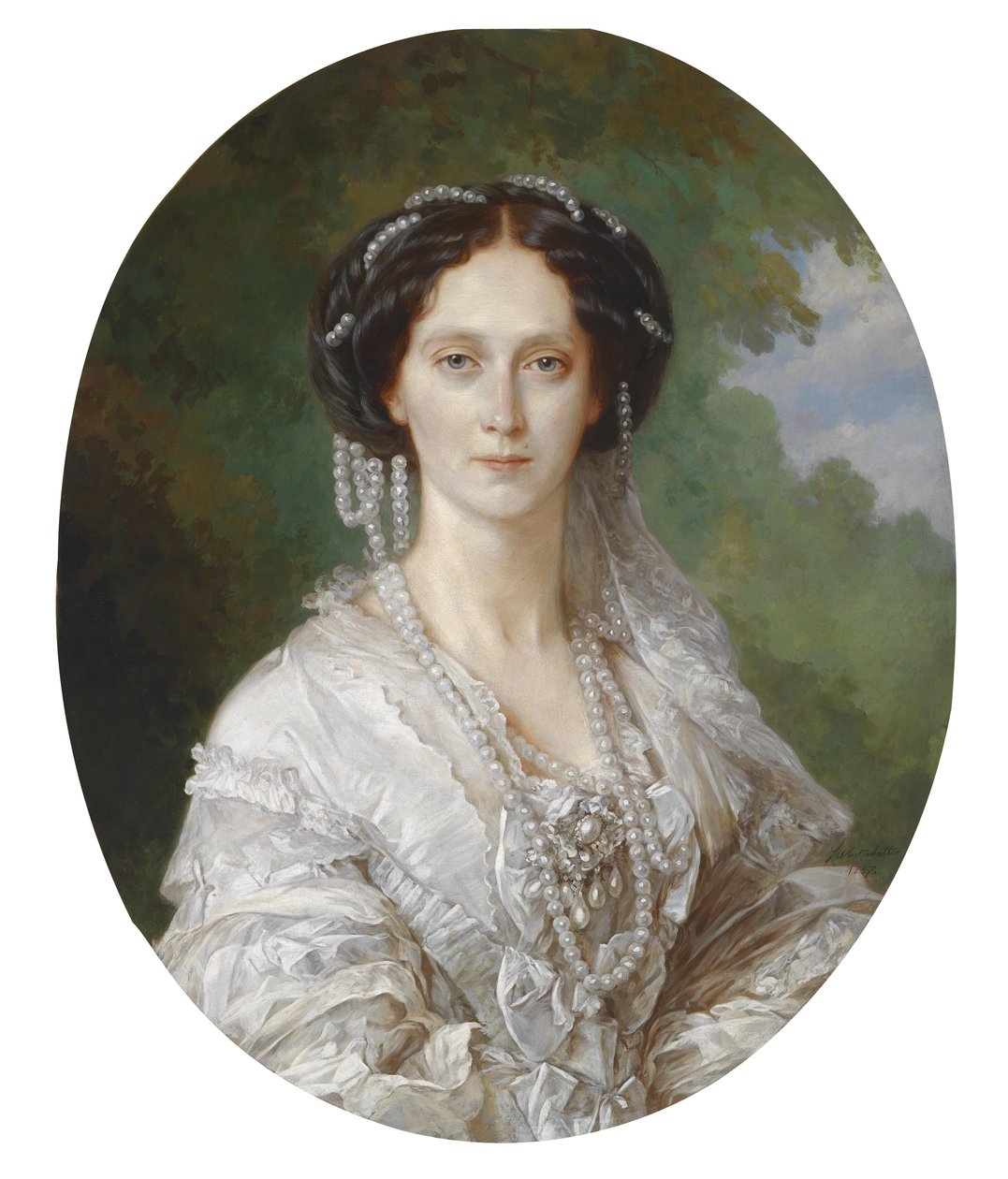 Ritratto di Maria Alexandrovna da workshop of Franz Xaver Winterhalter