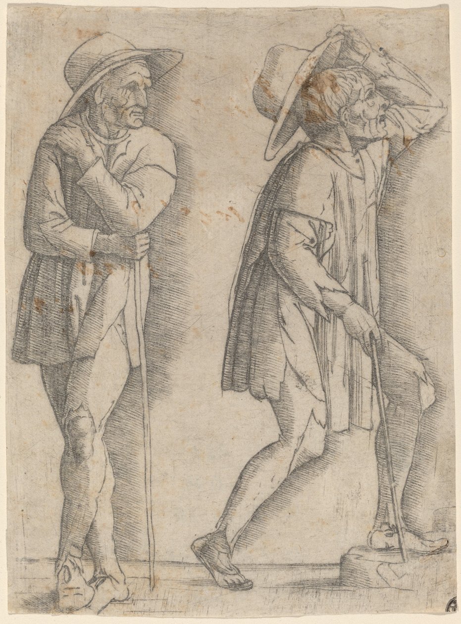 Due Contadini da Workshop of Andrea Mantegna