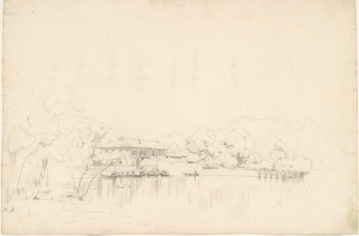Case sul lago da Worthington Whittredge