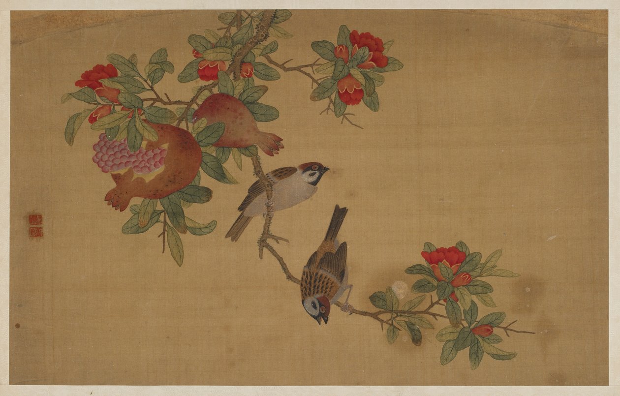 Uccelli, frutta e fiori da Wu Zhang