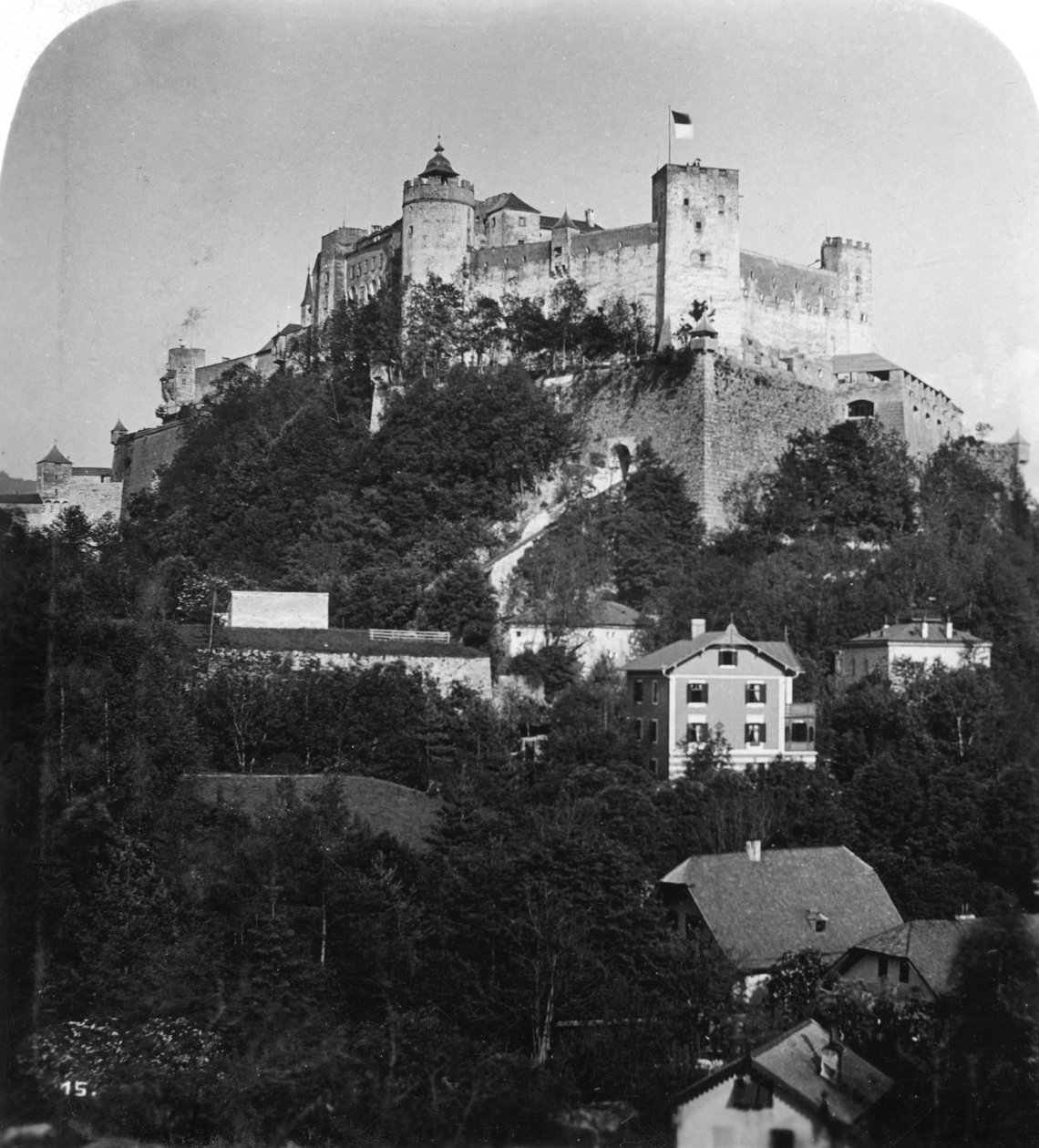 Festung Hohensalzburg, Salisburgo, Austria, c1900 da Wurthle and Sons
